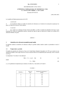 P.835-2 - Atmósferas normalizadas de referencia para la atenuación