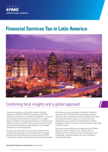 Financial Services Tax in Latin America