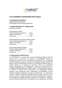 cyclofemina® suspensión inyectable