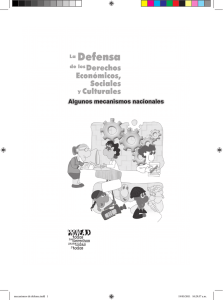 La Defensa de los Derechos Económicos, Sociales y