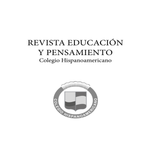 Descargar este fichero PDF - Revista Educación y Pensamiento