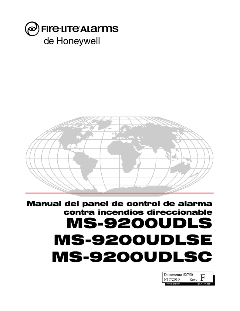 MS-9200UDLS MS-9200UDLSE MS-9200UDLSC - Fire