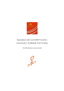 bases de competición hockey sobre patines
