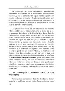 III. LA JERARQUÍA CONSTITUCIONAL DE LOS TRATADOS