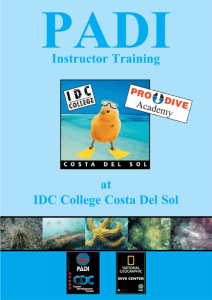 IDC + IDC - Scuba diving in Marbella