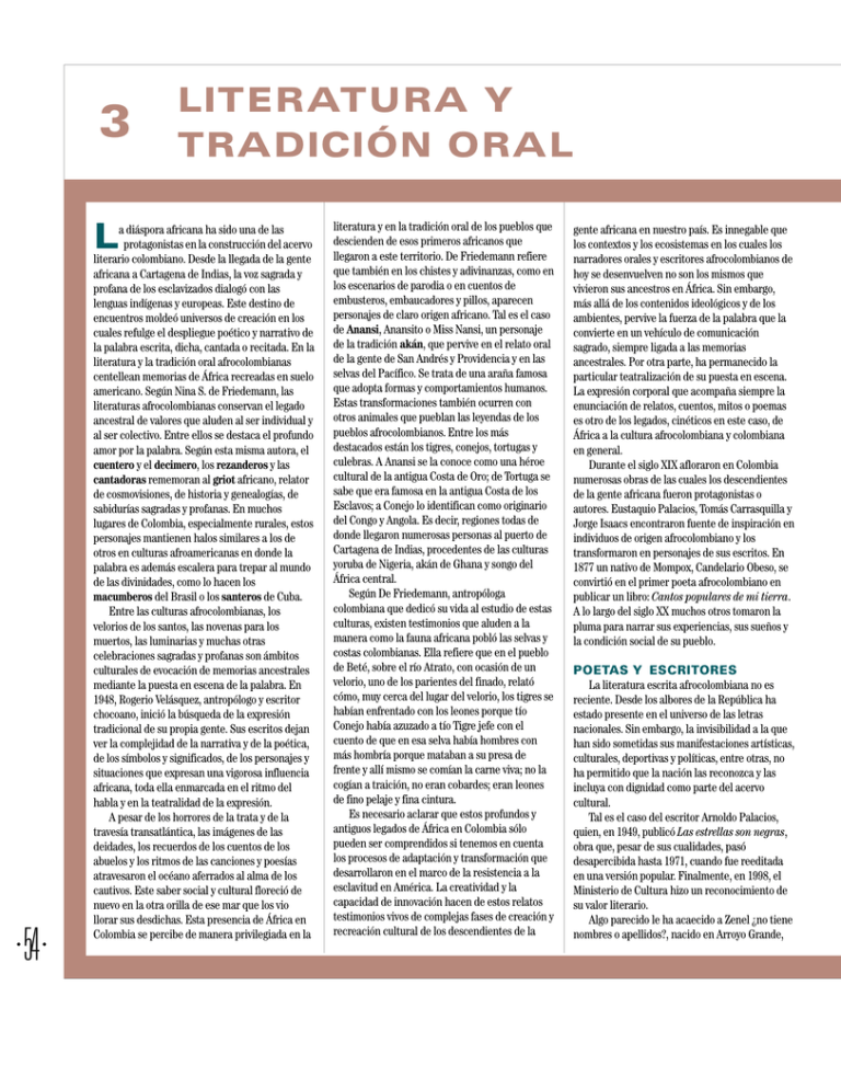 Literatura Y Tradición Oral