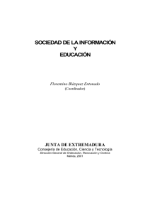 Sociedad de la información y Educación (libro electronico).