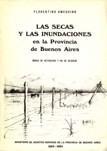 Las secas y las inundaciones en la Provincia de Buenos Aires. 1884