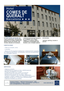 comes de queralt - City Hotels Hispania