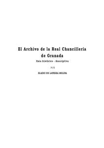 El Archivo de la Real Chancillería de Granada