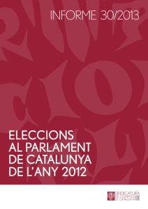 Informe 30/2013 - Esquerra Republicana de Catalunya