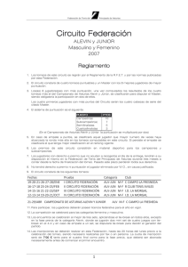 Circuito Federaci&oacute;n Circuito Federaci&oacute;n