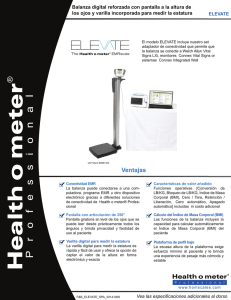 Ventajas - Health o meter® Professional Scales