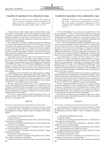 decret 124 /2011 - Diari Oficial de la Comunitat Valenciana