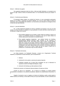 Reglamento de Benjamines - Real Federación Andaluza de Golf