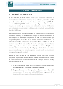 título ix. plan docente - Universidad de Cantabria