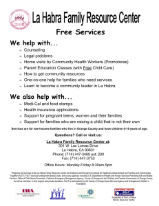 Free Services - Family Resource Center