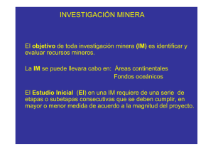 Unidad 3.INVESTIGACI&Oacute;N MINERA