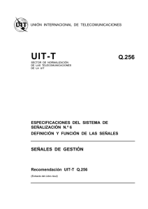 UIT-T Rec. Q.256 (11/88) Señales de gestión