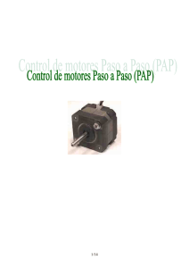 Control de motor PAP