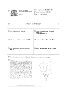 procedimiento para la elaboracion de generos compuestos por lana