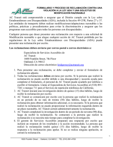 AC Transit está comprometido a asegurar que el Distrito cumpla con