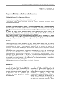 Diagnostico Etiológico en Enfermedades Infecciosas. San