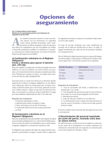 Opciones de aseguramiento - Colegio de Contadores Públicos de
