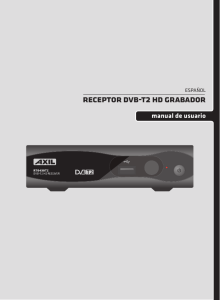 receptor dvb-t2 hd grabador