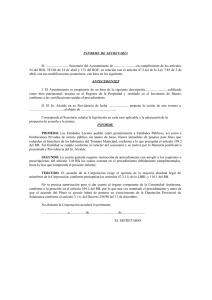 5) Informe de Secretaría - Diputación de Salamanca