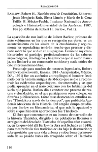 BARLOW, Robert H., Tlatelolco rival de Tenochtitlan. Editores: Jesús