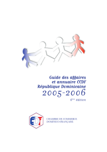 Guide des affaires et annuaire CCDF République