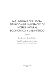 pdf Las Lagunas de Ruidera. Situación de un espacio de interés