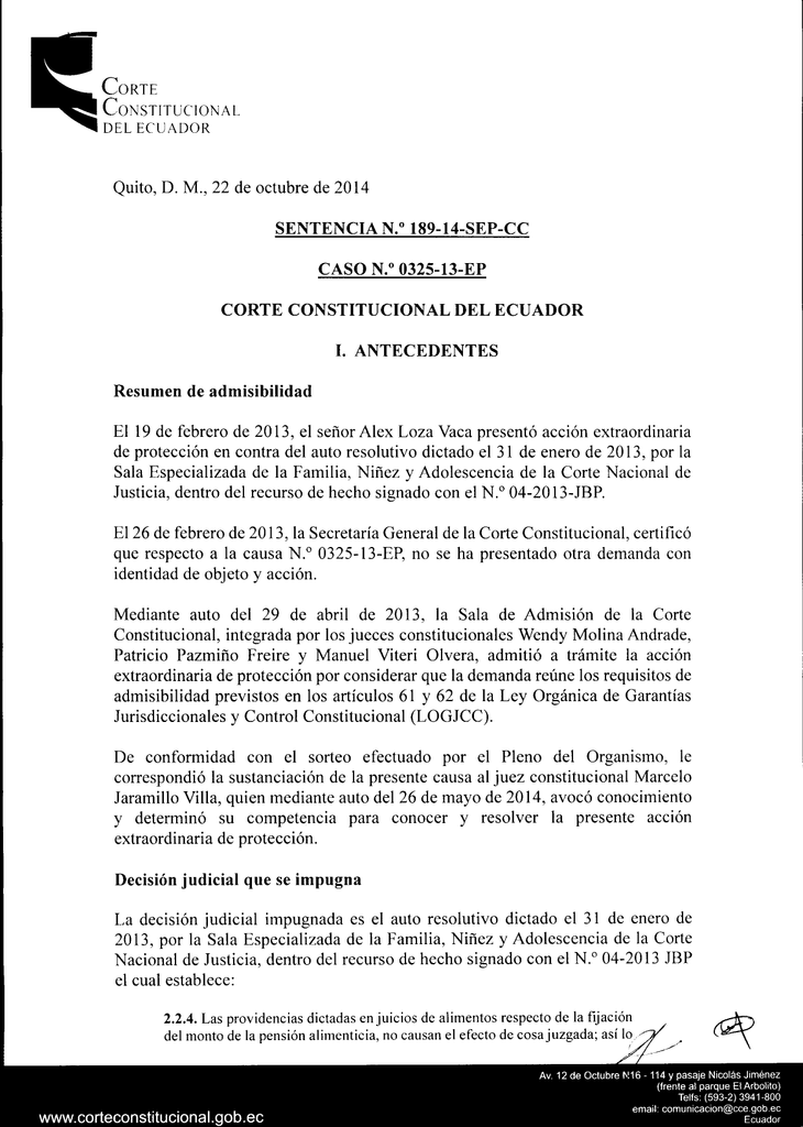 Descargar Sentencia - Corte Constitucional del Ecuador