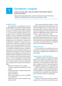 Estreñimiento y encopresis - Asociación Española de Pediatría