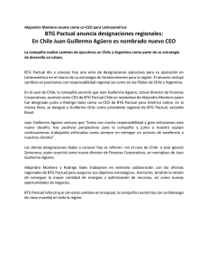 En Chile Juan Guillermo Agüero es nombrado nuevo