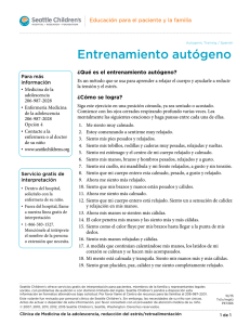 PE728S Autogenic training - Spanish