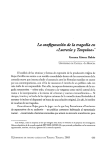 pdf La configuración de la tragedia en "Lucrecia y Tarquino"