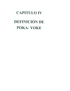 definición de poka- yoke