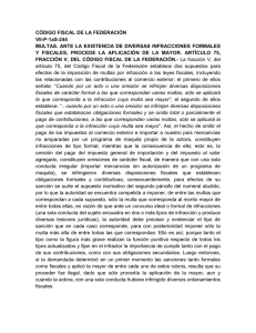 CÓDIGO FISCAL DE LA FEDERACIÓN VII-P-1aS-244