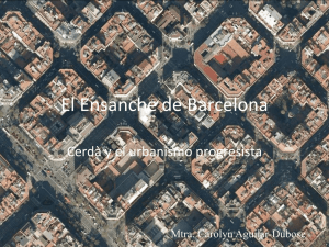 El Ensanche de Barcelona - Departamento de Arquitectura