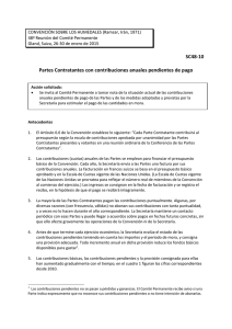 SC48-10 Partes Contratantes con contribuciones anuales