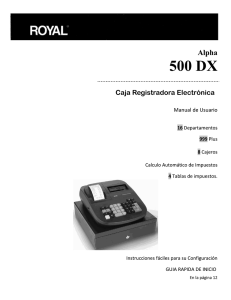 Caja Registradora Electrónica