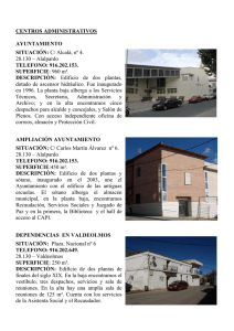 Centros Administrativos - Ayuntamiento de Valdeolmos