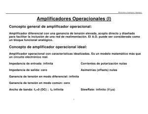 Amplificadores Operacionales (II)