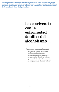 La convivencia con la enfermedad familiar del alcoholismo - Al-Anon