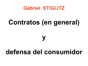 Contratos (en general) y defensa del consumidor