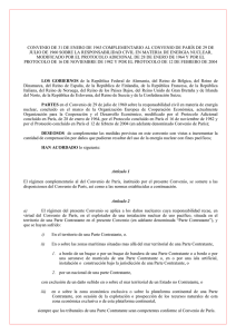 CONVENIO DE 31 DE ENERO DE 1963 COMPLEMENTARIO AL