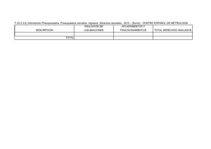 F.23.2.2.b) Informacion Presupuestaria. Presupuestos