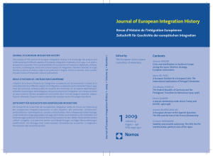 Journal of European Integration History